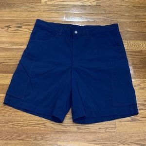 Patagonia Quandary Navy Blue Shorts. Size 38